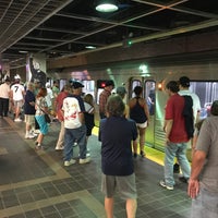 Photo taken at RTA Tower City Rapid Station by Dan M. on 7/14/2018