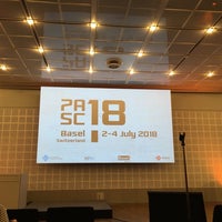 Photo taken at Congress Center Basel by Danila O. on 7/4/2018