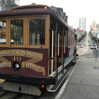 Photo taken at California Cable Car Turnaround-West by Craig D. on 7/8/2016