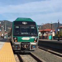 Photo taken at San Rafael SMART Station by Alvin W. on 12/27/2017