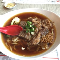 Photo taken at Chef Hung Taiwanese Beef Soup Noodle by David A. on 1/7/2015