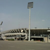 Photo taken at Lagos National Stadium by William U. on 3/8/2013
