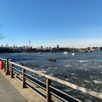 Photo taken at Hudson River Greenway Running Path by Axel L. on 2/6/2019