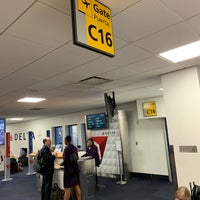 Photo taken at Gate C16 by Axel L. on 4/8/2019