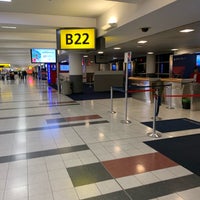 Photo taken at Gate B22 by Axel L. on 3/20/2019