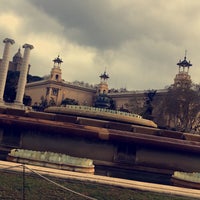 Photo taken at Magic Fountain of Montjuïc by Nayef on 4/2/2018