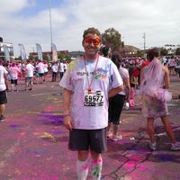 Photo taken at Run Or Dye by Will F. on 7/6/2013