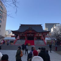 Photo taken at Hanazono Shrine by usop on 2/3/2017