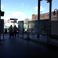 Photo taken at Bow Church DLR Station by Mena I. on 4/23/2013