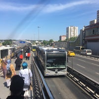Photo taken at Şirinevler Metrobüs Durağı by Mustafa C. on 6/8/2020