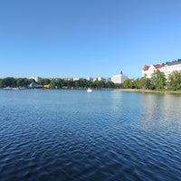 Photo taken at Kaisaniemen ankkalampi by Daniel N. on 8/27/2022