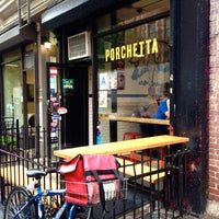 Photo taken at Porchetta by The Corcoran Group on 8/12/2013