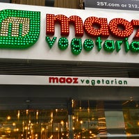 Photo taken at Maoz Falafel &amp;amp; Grill by The Corcoran Group on 7/29/2013