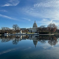 Photo taken at Capitol Reflecting Pool by Alex C. on 12/16/2023