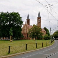 Photo taken at Alte Pfarrkirche Pankow by Martin S. on 5/22/2020