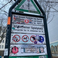 Photo taken at Spielplatz Stargarder / Ahlbecker Straße by Martin S. on 3/14/2022