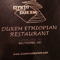 Photo taken at Dukem Restaurant by Jonathan K. on 1/13/2015