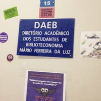 Photo taken at Escola de Biblioteconomia (EB) by Vanessa S. on 9/17/2016