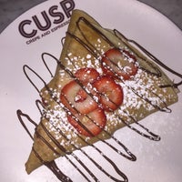 Photo taken at Cusp Crepe and Espresso Bar by camille g. on 1/13/2017