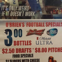 Photo taken at O&amp;#39;Brien&amp;#39;s Sports Pub &amp;amp; Restaurant by Fairfield A. on 9/4/2014