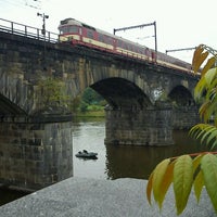 Photo taken at Bubenské nábřeží by Tigra . on 9/29/2012