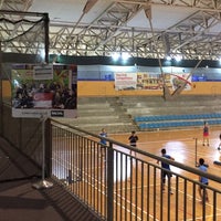 Photo taken at Yishun Sports Hall by Alvin N. on 1/28/2018