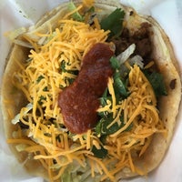 Photo taken at Sky&amp;#39;s Gourmet Tacos by Jane L. on 4/19/2016