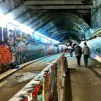 Photo taken at The Old Vic Tunnels by Denise M. on 10/31/2012