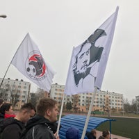 Photo taken at Стадион БГАТУ by Viačasłaŭ R. on 11/3/2018