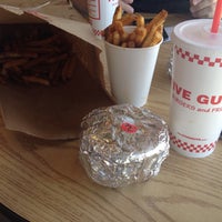 Photo taken at Five Guys by Cati M. on 4/7/2016