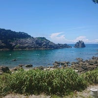 中の浦海水浴場 式根島