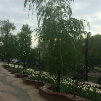 Photo taken at Сквер городов-побратимов by Марина on 4/28/2016