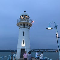 Photo taken at Johore Strait Lighthouse by Jia Cheng T. on 11/1/2020