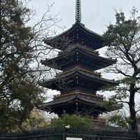 Photo taken at The Five-storied Pagoda of the Former Kan&amp;#39;ei-ji Temple by Chaos Z. on 3/6/2024