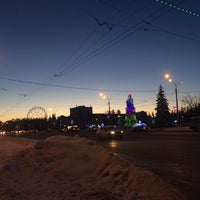 Photo taken at Площадь им. В.И. Ленина by Lena S. on 1/17/2017