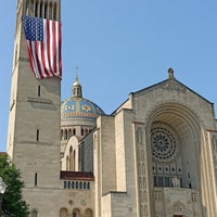 Photo taken at Basilica Of The National Shrine Of The Immaculate Conception by Jemibabes on 5/21/2023