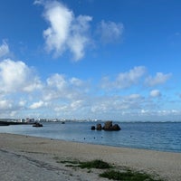 Photo taken at Araha Beach by ばくりんこ☆ on 2/3/2024