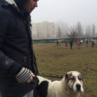 Photo taken at Дрессировочная площадка клуба Гелион (на Зодчих) by Alona D. on 12/20/2015