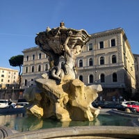 Photo taken at Fontana dei Tritoni (Bizzaccheri) by Jumbokarides on 1/28/2018