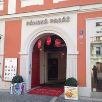 Photo taken at Pánská pasáž by Jirka P. on 10/12/2014