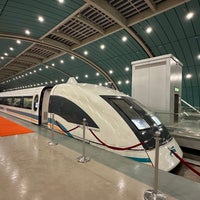 Photo taken at Maglev Train Longyang Road Station by ほしよみ on 2/28/2024