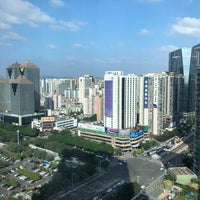 Photo taken at Guangzhou Marriott Hotel Tianhe by laedda on 10/18/2020