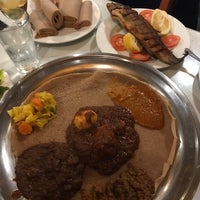 Photo taken at Rosalind&amp;#39;s Ethiopian Restaurant by april p. on 3/24/2018