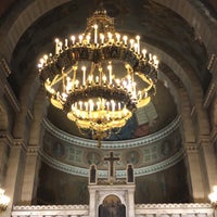 Photo taken at Cathédrale grecque orthodoxe Saint-Stéphane by Tasos K. on 2/16/2020