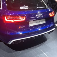 Photo taken at Audi stand #BMS2014 by Geoffrey K. on 1/14/2014