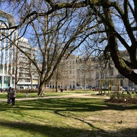 Photo taken at Square Frère-Orbansquare by Kevin D. on 3/21/2022