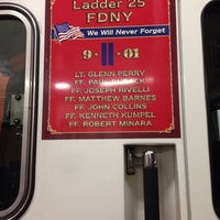 Photo taken at FDNY Ladder 25 by Jane K. on 1/18/2014