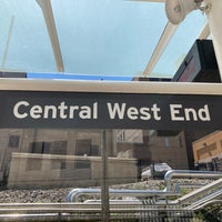Photo taken at MetroLink - Central West End Station by Bob T. on 11/22/2022