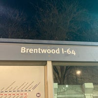 Photo taken at MetroLink - Brentwood/I-64 Station by Bob T. on 1/30/2022