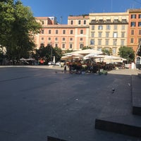 Photo taken at Piazza di San Cosimato by Jen K. on 8/5/2019